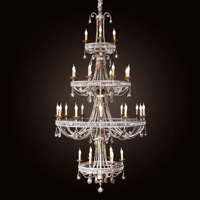High Ceiling Chandeliers - Model 43 H - 4 L